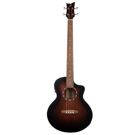Basse acoustique Ortega Deep D7CE pan coupé Bourbon satin