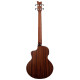 Basse acoustique Ortega Deep D7CE pan coupé Bourbon satin
