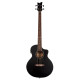 Basse acoustique Ortega Deep D7CE pan coupé satin noire