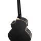 Basse acoustique Ortega Deep D7CE pan coupé satin noire