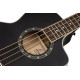 Basse acoustique Ortega Deep D7CE pan coupé satin noire