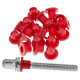 20 Rondelles nylon rouges Danmar pour tirants