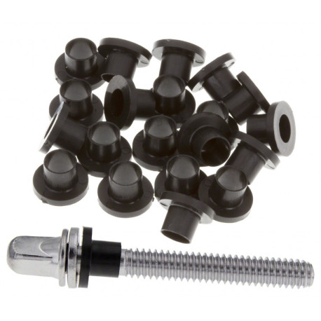 20 Rondelles nylon noir Danmar pour tirants
