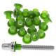 20 Rondelles nylon vert Danmar pour tirants