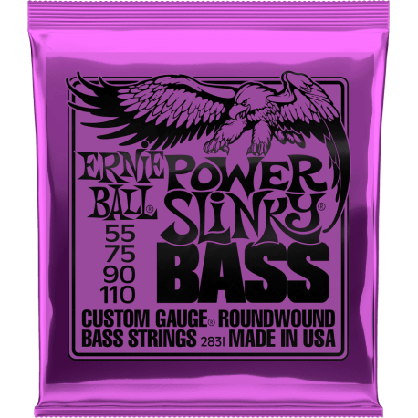 Cordes de basse 55-110 Ernie Ball Power slinky