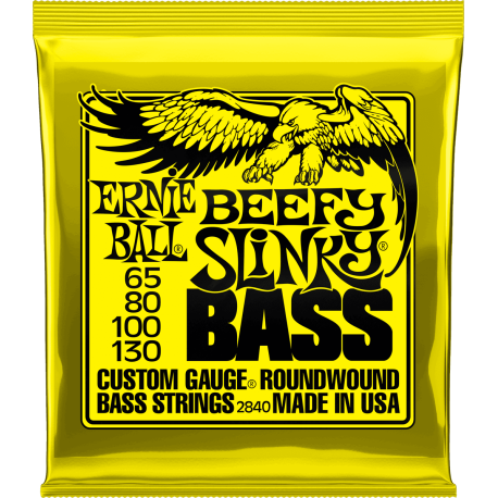 Cordes de basse 65-130 Ernie Ball Beefy slinky