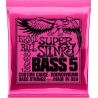 jeu de 5 cordes basse Ernie Ball super Slinky 40-125