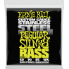 Cordes de basse 50-105 Ernie Ball Stainless Steel Regular Slinky
