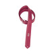 Sangle Levy's 5 cm avec boucle de réglage et surpiqûres - Cranberry