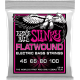 Cordes de basse filets plats Ernie Ball 45-100