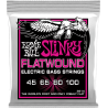 Cordes de basse filets plats Ernie Ball 45-100
