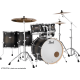 Batterie Pearl Decade Hyper Rock 22" 6 fûts Satin Black Burst