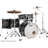 Batterie Pearl Decade Hyper Rock 22" 6 fûts Satin Black Burst