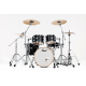 Batterie Pearl Professional Maple Fusion 20" 4 fûts Matte Caviar Black
