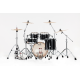 Batterie Pearl Professional Maple Fusion 20" 4 fûts Matte Caviar Black