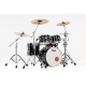 Batterie Pearl Professional Maple Fusion 20" 4 fûts Matte Caviar Black