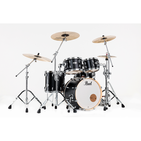 Batterie Pearl Professional Maple Fusion 20" 4 fûts Matte Caviar Black