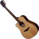 Guitare Smart Lag Lefty HyVibe 15 dread cutaway