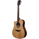 Guitare Smart Lag Lefty HyVibe 15 dread cutaway