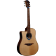 Guitare Smart Lag Lefty HyVibe 15 dread cutaway