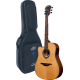 Guitare Smart Lag Lefty HyVibe 15 dread cutaway