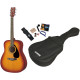 Pack guitare folk Yamaha F310P II Tobacco Burst