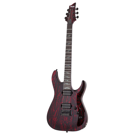 Guitare Schecter C-1 Silver Mountain - Blood Moon