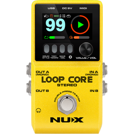 Pédale looper Nux Loopcore stéréo