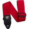 Sangle Ernie Ball Polypropylène Rouge