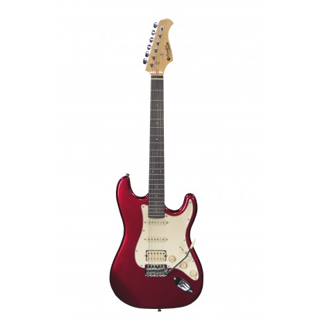 Guitare électrique Prodipe ST83 rosewood Candy Apple Red