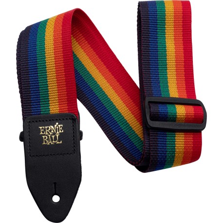 Sangle Ernie Ball Polypropylène Rainbow