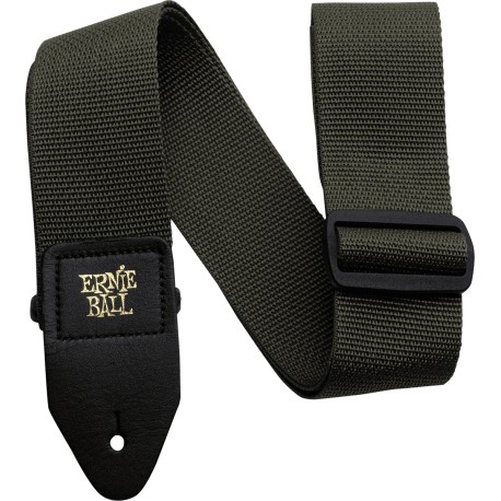 Sangle Ernie Ball Polypropylène olive