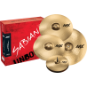 Pack cymbales Sabian AAX Promotional 14"-16"-21" + crash 18" FREE