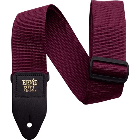 Sangle Ernie Ball Polypropylène Bourgogne