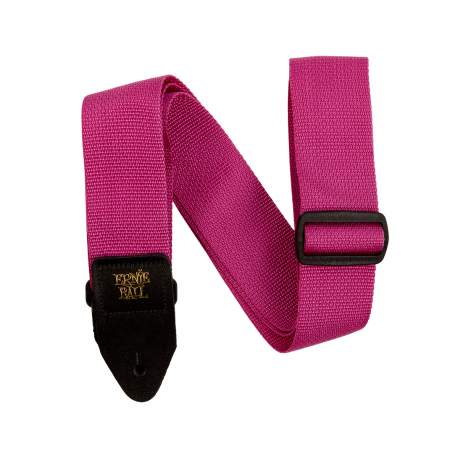 Sangle Ernie Ball polyester Framboise