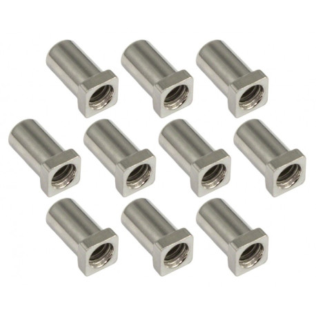 Cheminées pour coquilles Sparedrum 15mm tête carrée