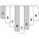 Kalimba AMI Hugh Tracey 8 Notes sur Table + Pickup