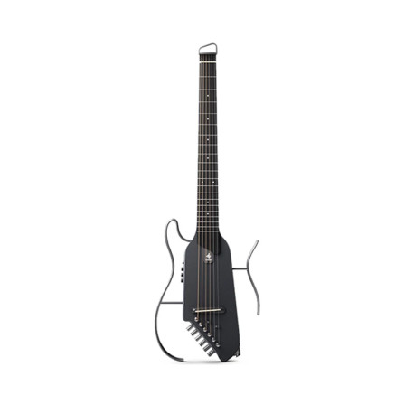 Guitare de voyage Donner Hush noire
