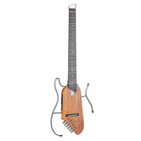 Guitare de voyage Donner Hush acajou naturel