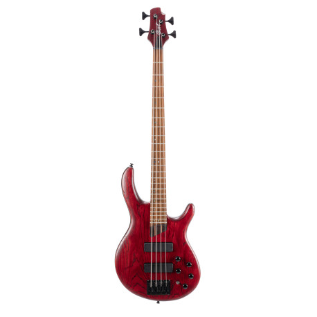 Basse électrique Cort Artisan B4E Bordeaux open pores