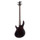 Basse électrique Cort Artisan B4E Bordeaux open pores