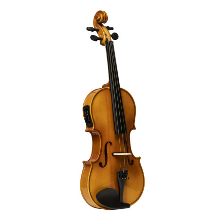 Violon 4/4 électrique Stagg érable massif & soft-case standard