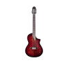 Guitare électro nylon Martinez Hispania Cherry Red + housse