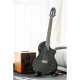 Guitare électro nylon Martinez Hispania Black GT + housse