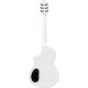 Guitare électro nylon Martinez Hispania White GT + housse