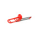 Trombone en ABS pBone mini rouge