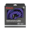 Cable Jack torsadé Kirlin Premium Coil violet 10 m