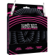 Cable Jack spirale Ernie Ball 9 metres noir