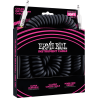 Cable Jack spirale Ernie Ball 9 metres noir