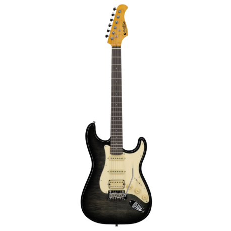 Guitare Prodipe ST93 Alder Trans Black